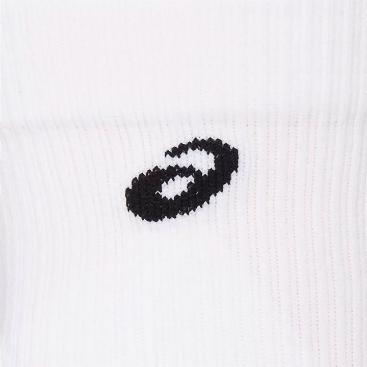ASICS Court+ Tennis Crew Socks 1P Brilliant White